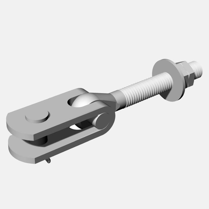 Bureau étude Specicables accastillage chape articulée